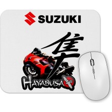 Baskı Dükkanı Suzuki Hayabusa Motosiklet Mouse Pad