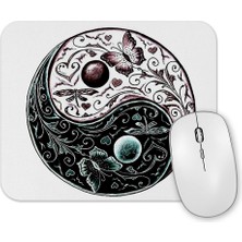 Baskı Dükkanı Ying Yang  Mouse Pad