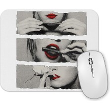 Baskı Dükkanı Sexy  Smoke Mouse Pad