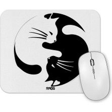 Baskı Dükkanı Cats Kedi Mouse Pad