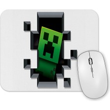 Baskı Dükkanı Creeper Minecraft Mouse Pad