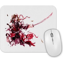 Baskı Dükkanı Samurai Mouse Pad