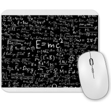 Baskı Dükkanı E=mc2  Formül Matematik Formülü Mouse Pad