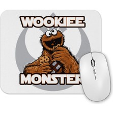 Baskı Dükkanı Wookiee Monster Kurabiye Canavarı Mouse Pad