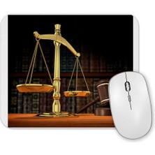 Baskı Dükkanı Adeler Terazisi Avukat Mouse Pad
