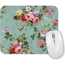 Baskı Dükkanı Cicek Desenli Mouse Pad