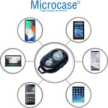 Microcase Tripod ve Selfie Çubuğu Için Fotoğraf Çekim Kumandası Siyah - AL2638
