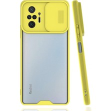 Nettech Xiaomi Redmi Note 10 Pro Uyumlu Platin Kamera Kızaklı Silikon Kılıf