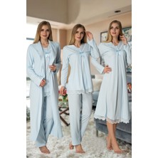 Effort Pijama 4036 Lohusa Dörtlü Takım