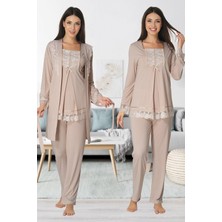 Lohusa Pijama Sabahlık Takım Effort 3044