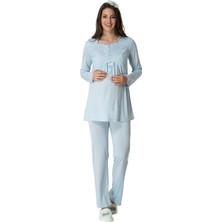 Mecit Pijama 5414 Lohusa Pjama Takımı