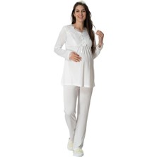 Mecit Pijama 5414 Lohusa Pjama Takımı