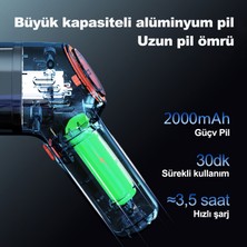 Sakuraa Küçük Mini 8000PA Elektrikli Araç Süpürgesi (Yurt Dışından)