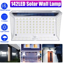 Insma 142LED Solar Duvar Lambası - Beyaz (Yurt Dışından)