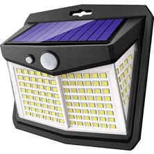 Insma 128LED Solar Duvar Işığı Kızılötesi Hareket Sensörü (Yurt Dışından)