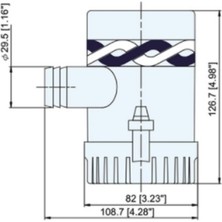 Tmc Sintine Pompası R18 Serisi 1000GPH 24V