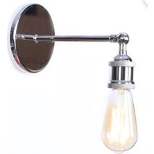 mylights Modern Spor Aplik Gümüş Mafsalı Hareketli Aplik Duvar Lambası MYL002417