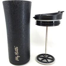 Hediye Kesesi My Bottle Paslanmaz Çelik French Press Termos 500 ml