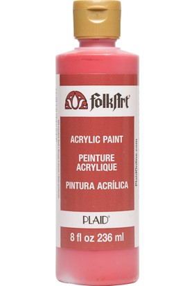 Plaid Folkart Akrilik Boya 236ML - Lipstick Red 824