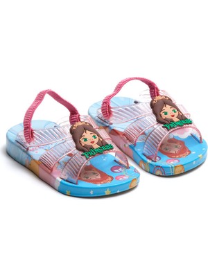 Gezer Yazlık Kaydırmaz Taban Kız Bebe Terlik