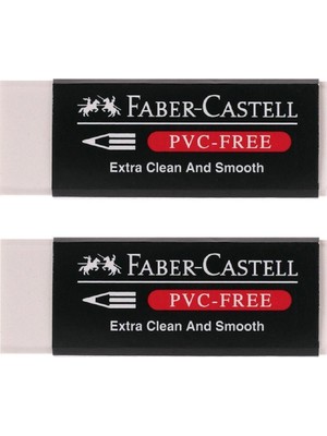Faber-Castell Büyük Boy Silgi Beyaz 2'li