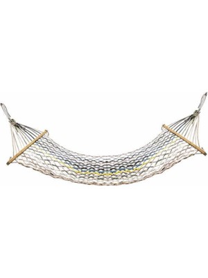Rattan Diğer Levha Fileli Renkli Örgü Hamak 180 x 90 cm