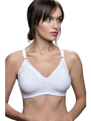 Aycı Penye Toparlayıcı Sütyen Minimizer Beyaz – 90B