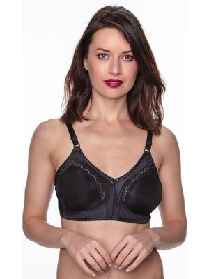 Aycı Saten Toparlayıcı Sütyen Minimizer Siyah – 90B