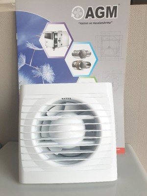 AGM Elektronik BAF100 Havalandırma Fanı 100 mm Boru Çapı 97 M3/h Güç 14 W Devir 2800