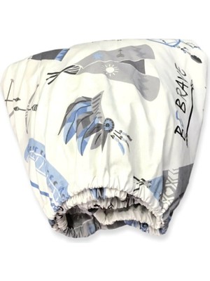 Bebek Özel %100 Pamuklu Bebek ve Çocuk Lastikli Çarşaf Çadır Desen 90 x 190 cm