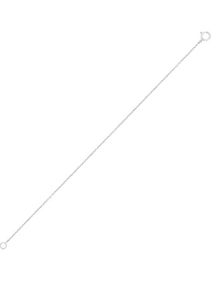 Altın Sepeti Altınsepeti Beyaz Altın 15 cm Kolye Uzatma Ek Zinciri