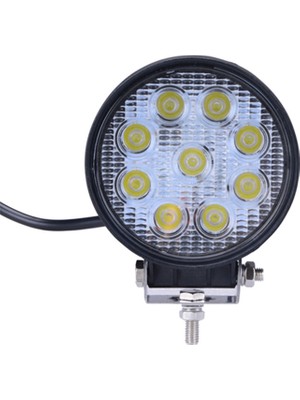 Space Yuvarlak Çalışma ve Sis Lambası 9 LED