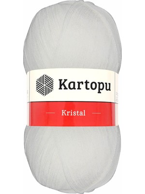Kartopu Kristal K010 Beyaz El Örgü Lif Ipi 100 gr