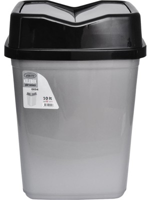 Violet Kelebek Çöp Kovası 10 Lt