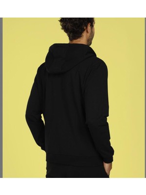 Lumberjack SN72 Basic Hoodie Siyah Erkek Eşofman Üst Xl