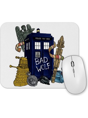 Baskı Dükkanı Doctor Who Tardis Mouse Pad