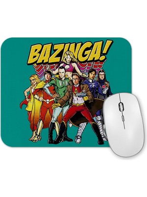 Baskı Dükkanı The Big Bang Theory Bazinga Mouse Pad