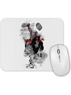 Baskı Dükkanı Kratos ve Donkey Kong Especial Edition Mouse Pad