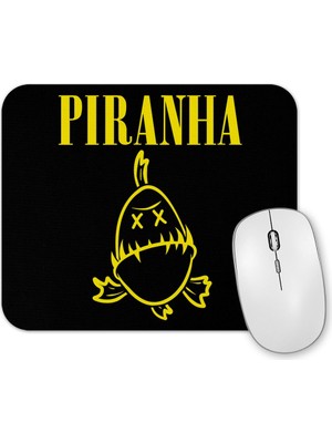 Baskı Dükkanı Piranha Pirana Pıranha Mouse Pad