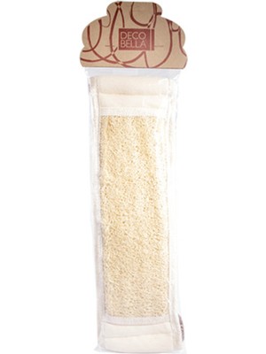 Decco Bella Mcblue  Kabak Organik Sırt Masaj Lifi Banyo Duş Hamam Kesesi Lifi