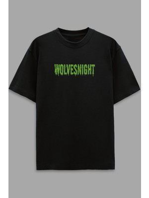 Ayvega Wolves Night Oversize T-Shirt