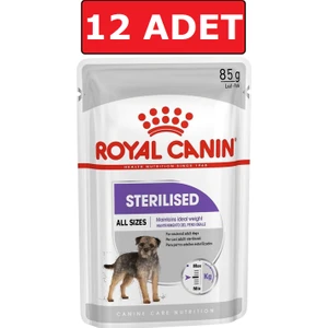 Royal Canin Sterilised Kısır Köpek Konservesi 12 x 85 gr Köpek Yaş Mama Pouch
