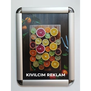 Kıvılcım Plastik ve Reklam Ürünleri 10´lu Paket Alüminyum Rondo Çerçeve