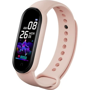 Beauty Life 0.96 Inç Çok Fonksiyonlu Su Geçirmez Akıllı Bileklik - Pembe (Yurt Dışından)