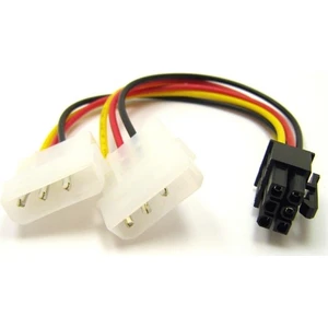 Pcı E VGA Power Kablo 6 Pin To 2x4 Pin Molex Kablo