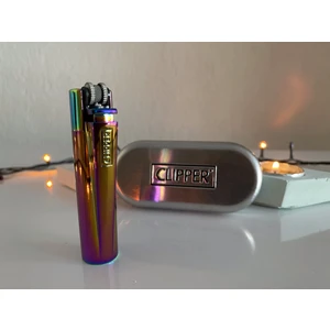 Clipper Metal Gökkuşağı Çakmak