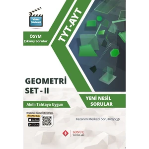 Sonuç Yayınları  TYT  AYT Geometri Modüler Set 2 Yeni 2022