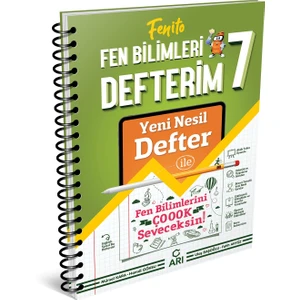Arı Yayıncılık 7.Sınıf Fenito Fen Bilimleri Yeni Nesil Defterim Yeni 2022