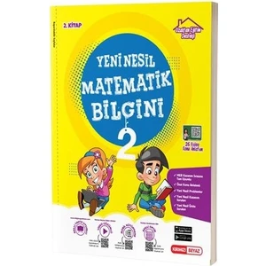 Kırmızı Beyaz Yayınlar 2.Sınıf  Yeni Nesil Matematik Bilgini 2 Kitap Yeni 2022