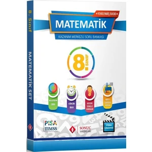 Sonuç Yayınları  8.Sınıf Matematik Kazanım Merkezli Soru Banakası